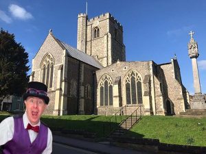 Juggling John at the Church of St Peter in Berkhamstead