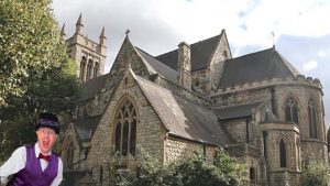 Juggling John at St Stephen's Church Westbourne Grove in West London