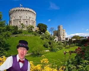 Juggling John at Windsor Castle in Windsor